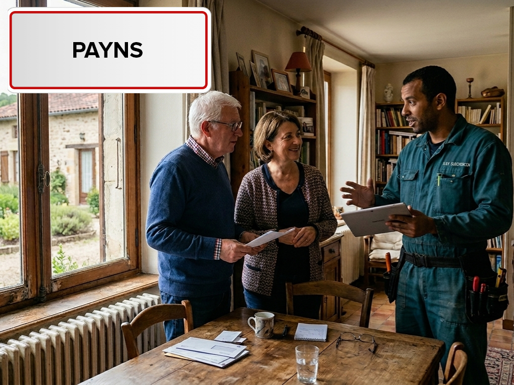 Installation de pompe à chaleur à Payns (10600) dans l'Aube